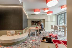 Ruang duduk di Hotel Gurglhof Superior