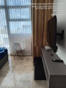 Foto de la galería de Top level studio with minifridge microwave and splash pool en Tulum