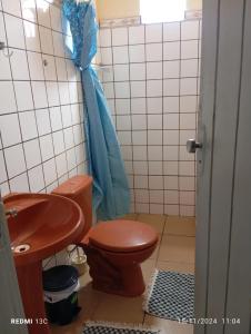 Et badeværelse på Casa de Praia Figueiredo