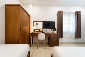 TV a/nebo společenská místnost v ubytování Saigon Park Hotel Dist 1