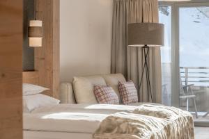 Katil atau katil-katil dalam bilik di Hotel Gurglhof Superior