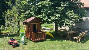 Vonkajšia záhrada v ubytovaní Rustic Inn River 2