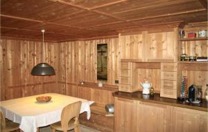 Kuchyň nebo kuchyňský kout v ubytování Ferienhaus In Stummerberg