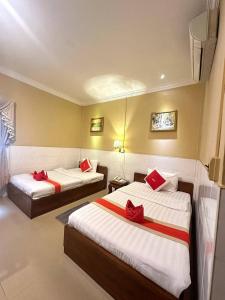 Letto o letti in una camera di Nice Guesthouse