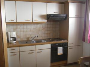 Küche/Küchenzeile in der Unterkunft Appartement Gutwenger