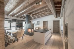 Dapur atau dapur kecil di Hotel Gurglhof Superior