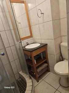 Koupelna v ubytování Suntide cabanas