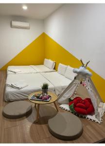 Posezení v ubytování Vrest Hotel