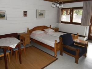 Postel nebo postele na pokoji v ubytování Binderhof