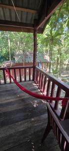A balcony or terrace at Sambath Sakseth Bungalow