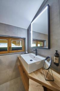 Łazienka w obiekcie Chalet Wallehen