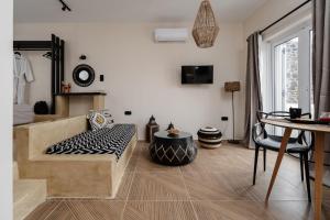 Posezení v ubytování Pleiades Villas Naxos