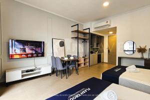 TV/trung tâm giải trí tại Mossaz City Haven Kuala Lumpur
