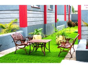 Zahrada ubytování Blooming Suites