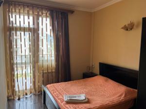 Postel nebo postele na pokoji v ubytování Snow Plaza Apartments 46 + 7 fotografií