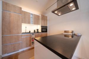 Kuchyň nebo kuchyňský kout v ubytování Galerie Obersee 3E - Top Lage - by Arosa Stay