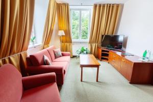 TV a/nebo společenská místnost v ubytování Spa & Wellness Hotel Olympia Marienbad