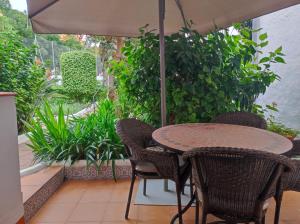 Zahrada ubytování NUEVA NERJA 22 MENYBER