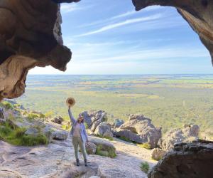 Paesaggio naturale nelle vicinanze della casa vacanze