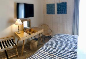 Кровать или кровати в номере Boutique Hotel & Spa la Villa Cap Ferrat