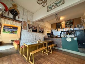 Kuchyň nebo kuchyňský kout v ubytování Tara Circle Hostel