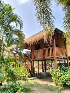 Zahrada ubytování Tangga Bungalows Gili Air