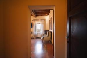 Posezení v ubytování Rocca d'Orcia Suites and Villas
