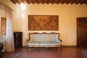 Posezení v ubytování Rocca d'Orcia Suites and Villas