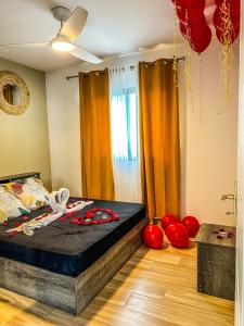 Postel nebo postele na pokoji v ubytování Villa cap zen and spa