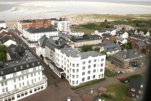Nespecifikovaný výhled na destinaci Borkum nebo výhled na město při pohledu z hotelu