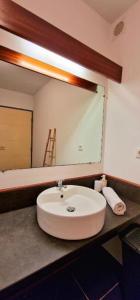 Koupelna v ubytování Appt Perle de Corail face au lagon de St-Leu + 15 fotografií