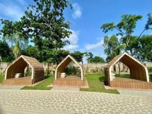 Κήπος έξω από το Mactan Newtow Enjoy Family Staycation
