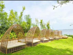 Zahrada ubytování Budget friendly 1bedroom in The Mactan Newtown with pool&beach access