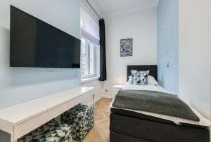 Posteľ alebo postele v izbe v ubytovaní DR Apartments - Nicea