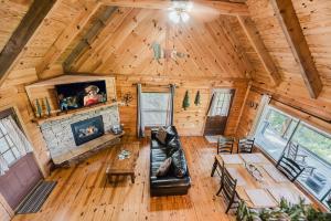 Χώρος καθιστικού στο Budro's Bungalow cabin