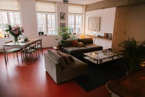 Posezení v ubytování A Place Antwerp - Boutique Suites & Flats - Leeuwenstraat 20