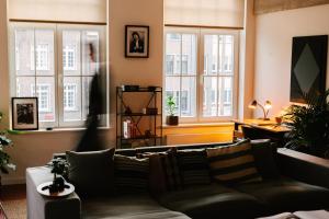 Posezení v ubytování A Place Antwerp - Boutique Suites & Flats - Leeuwenstraat 20