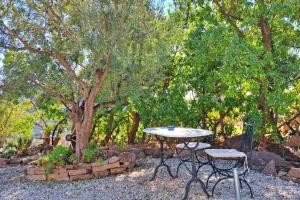 Jardín al aire libre en La Perla Andaluza