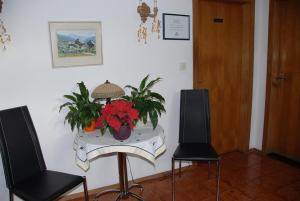 Posezení v ubytování Pension & Appartement Fortin