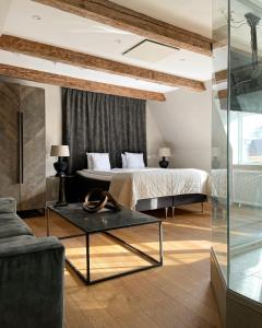 Posezení v ubytování Hotell Visby Börs