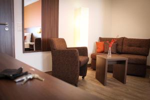 Posezení v ubytování Hotel Rosenhof Garni