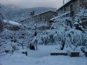 Casa Rural Cal Farragetes during the winter