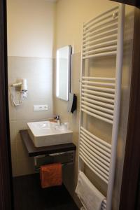Koupelna v ubytování Hotel Rosenhof Garni