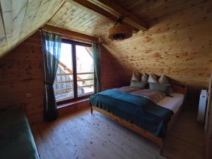 Postel nebo postele na pokoji v ubytování Kerschbaumer Chalet