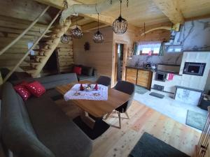 Area soggiorno di Kerschbaumer Chalet