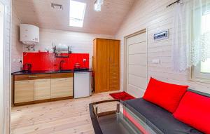 Η κουζίνα ή μικρή κουζίνα στο Pet Friendly Home In Darlowo Wicie