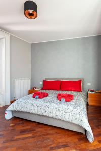 Postel nebo postele na pokoji v ubytování Secondo Piano
