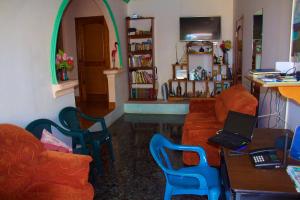 Posezení v ubytování Hostal Nathaly