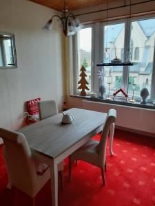 Posezení v ubytování Ferienwohnung Springstein