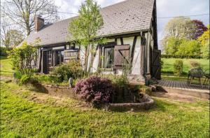 Zahrada ubytování Le petit Fournil - Vue sur le bocage normand - 4p